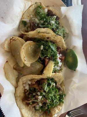 Tacos with handmade tortillas!