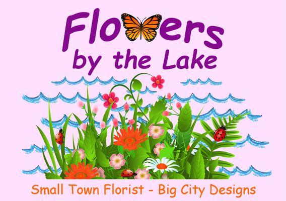 Flowers By The Lake