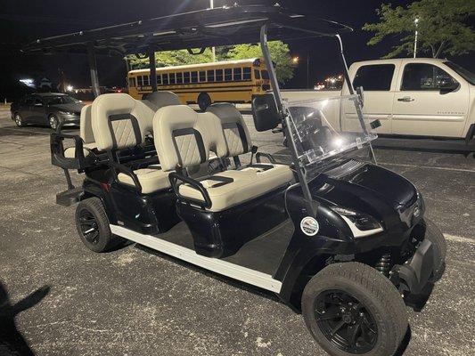 Brand new cart with only 12 miles on it! Isn't she beautiful!