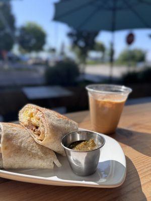 Breakfast Burrito & Americano