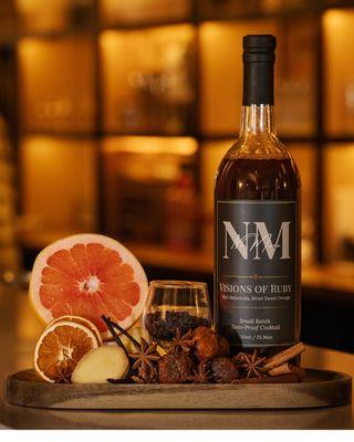 Visions of Ruby, NA cocktail to go