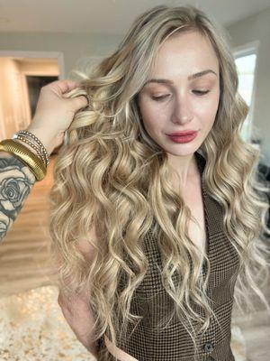 Blonde 24" 3 row extension client