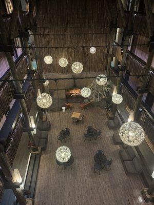 Extra seating in the grand room.