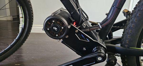 reinstalled this and secured it to the frame. he also centered the motor so that the chain attaches smoothly