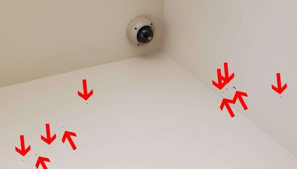 blood on my wall at Atlanta Medical Center