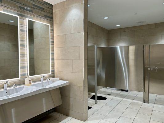 Even the restroom is nice