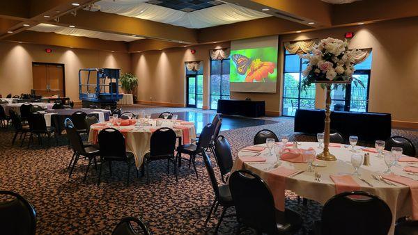 Event space projector system