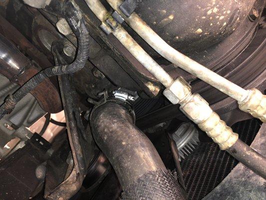 Put an extra clamp on it and called it "fixed"