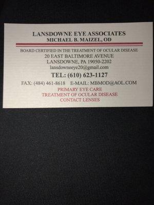 Lansdowne Eye Associates