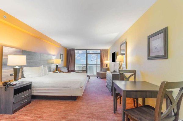 Our oceanfront studio's with balcony