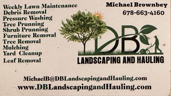 DB Landscaping and Hauling
