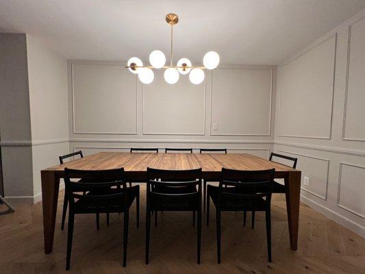 Dining room light fixture