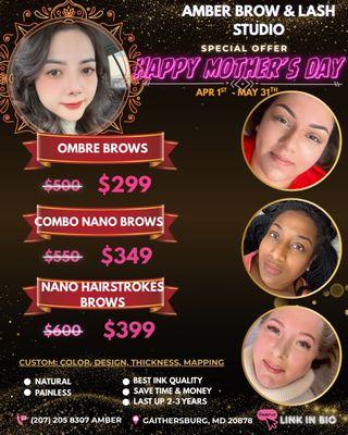 Mother's Day Special Gift - Perfect Brows for Mom!