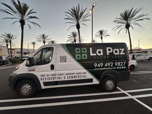 New La Paz Floor Care Van