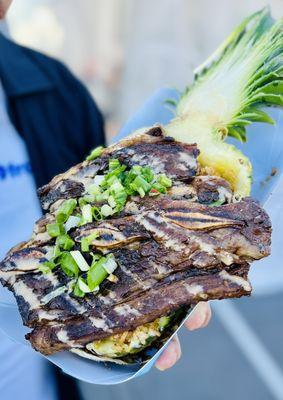 Pineapple fried rice beef bowl