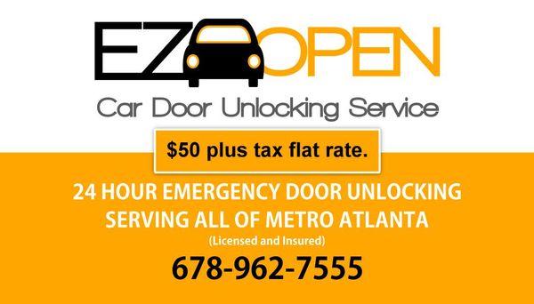 Ez Open Car Door Unlocking Service