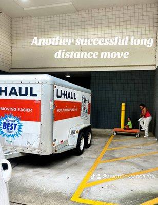 Two Trucks And A Lady