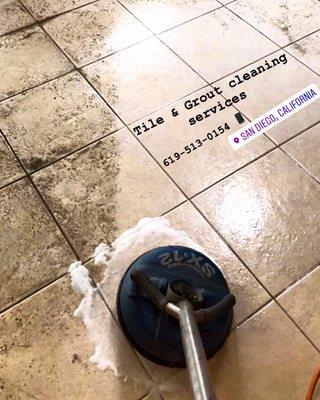Did you need tile and grout cleaning? We offer that too ! All in one baby, your one stop cleaning solution keeping it . Simple