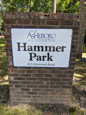 Hammer Park, Asheboro