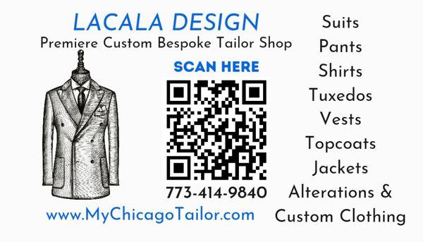 Lacala Design Custom Bespoke Tailor Shop