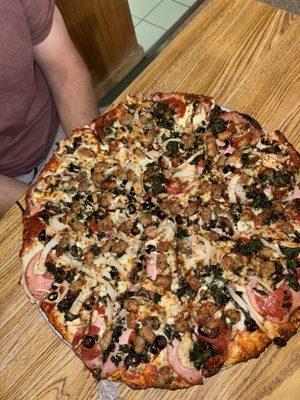 XLarge Orig Babes Special Pizza