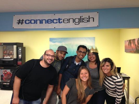 Students from all around the world enjoy learning a lot at Connect English.
