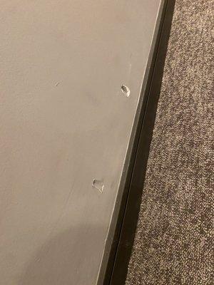 Damage to our building