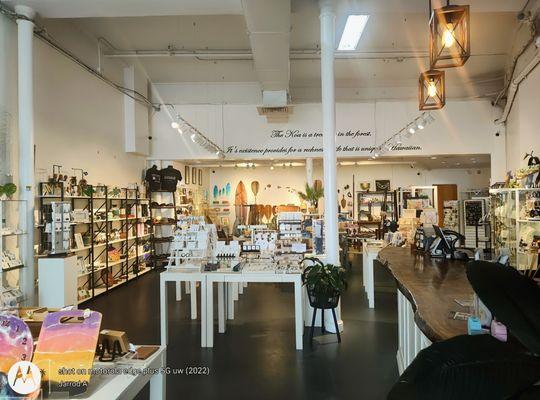 A Locally-Owned Small Business | In Historic Downtown Hilo | By Aaron & Tamara Lewis in 2001 | Featuring Remarkable Koa Wood Products