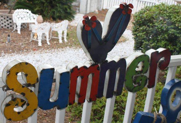 New fun Summer accents! Great for Dock, Beach house, Back yard, and Pool!