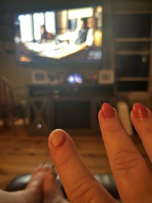 Polished Nails and Wax