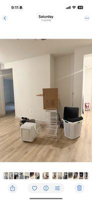 Items not moved, all listed in my original walk through