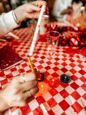 Candle Painting Workshop