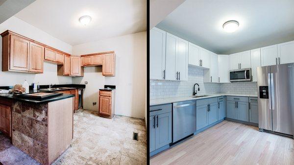 Kitchen renovation for a commercial office space