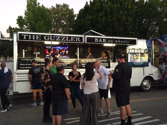 The Guzzler Bar on Wheels