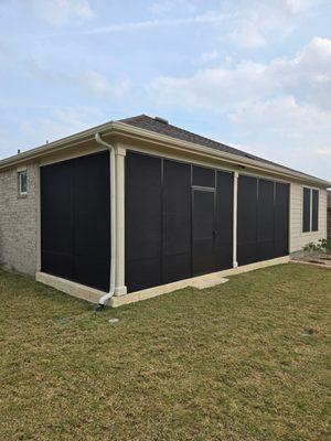 Screen Enclosure using Solar Screen