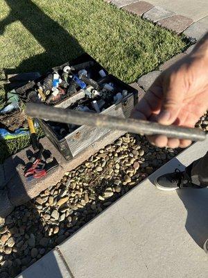 Flexible poly pipe causing sprinklers to break repeatedly