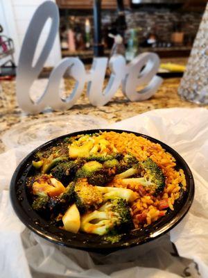 Broccoli and garlic sauce