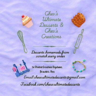 Chef’s Ultimate Desserts & 3d Creations
