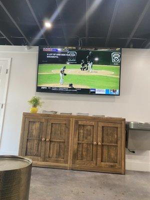 you can watch sports!