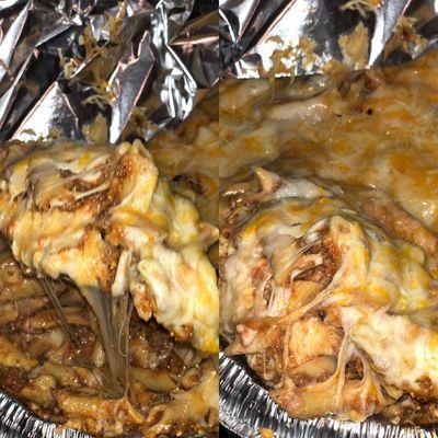 Baked 5 cheese Beef and sausage Ziti