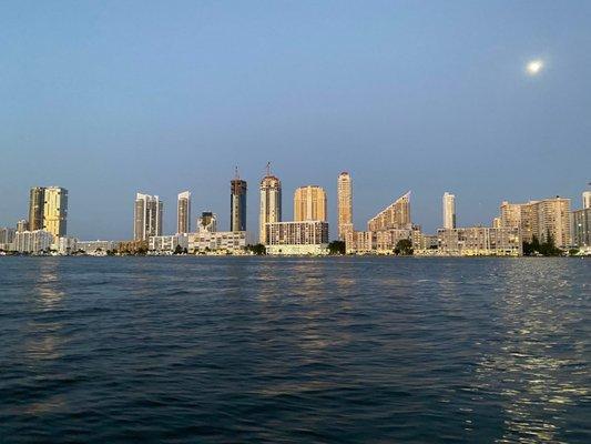 Sunny Isles from the water