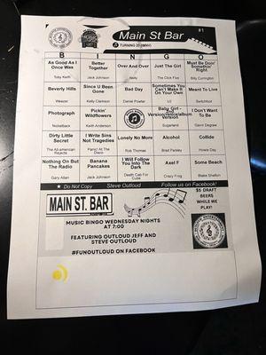 Music Bingo