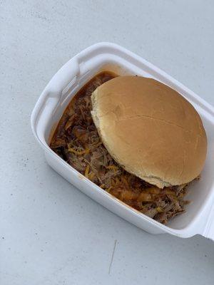 Chopped Turkey Sandwich was too good!