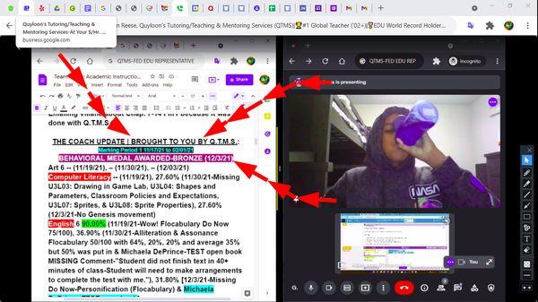 Quyloon's Tutoring/Teaching & Mentoring Services