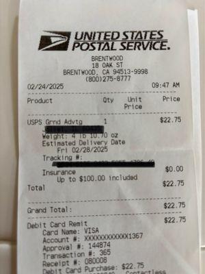 I only paid $22 at the post office for the same box and weight instead of the $43 postal annex charged me