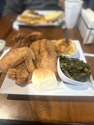 Wings and Catfish combo!!