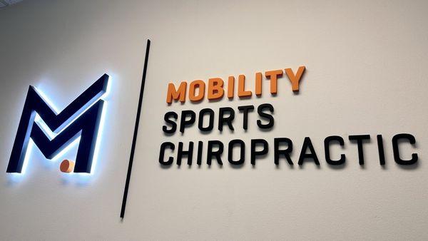 Signage at reception