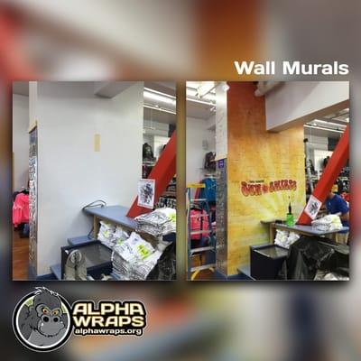 Shirtique - Pillar Art Installation