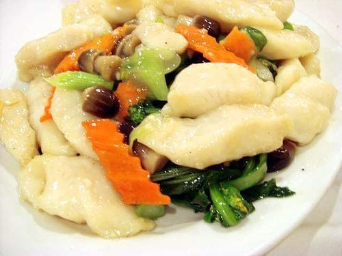 fish sauteed with vegetables