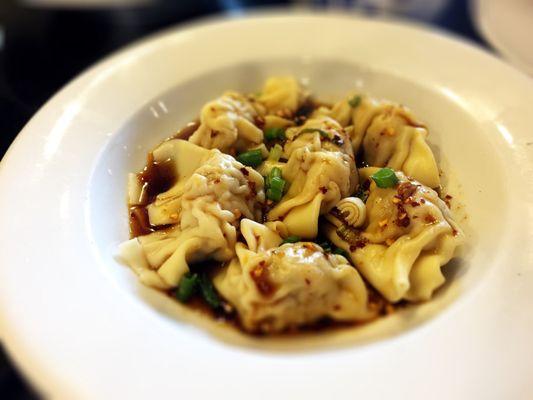 Shrimp and pork steamed wontons - everything homemade!
